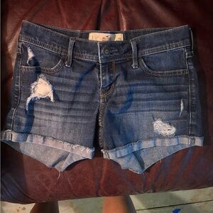 Hollister Distressed Denim Shorts